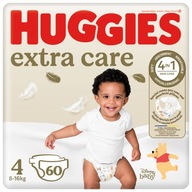 Huggies Pieluchy Mega 4 (8-16kg) Extra Care 60 szt.