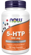NOW 5-HTP, 100 mg, 120 rastlinných kapsúl