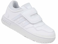 ADIDAS HOOPS 3.0 CF GW0442 BUTY DZIECIĘCE TRAMPKI NA RZEPY BIAŁE