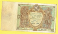 BANKNOT POLSKA 50 ZŁ 1929 R. EK
