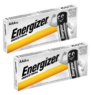 20 ks alkalických batérií Energizer 1,5V LR03