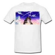 KOSZULKA T-SHIRT DZIECIĘCA BIAŁA [3XS] 92CM KIMI NO NA WA + MODNE WZORY