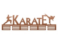 Wieszak na medale Karate II 80 cm miedziany