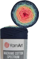 Yarnart Macrame Cotton Spectrum sznurek ombre 1318