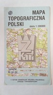 Tarnów mapa topograficzna 1992 r.