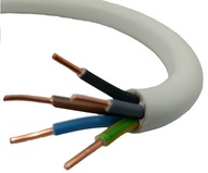 Przewód kabel okrągły YDY 5x2,5 450/750V 1m