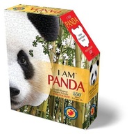 Obrysové puzzle Skladačka I AM Panda 550 dielikov.