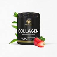 Velles Collagen Pure Hovädzí kolagén v aromatickom jahodovom prášku 400g