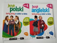 KARTY PRACY x2 J. Polski klasa 4 + Angielski kl.4