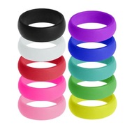 Silicone Finger Band Wedding Bands US Size10