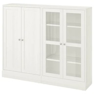 IKEA HAVSTA Kombinácia sklenených dverí 162x37x134 cm