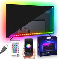 Taśma LED RGB USB 5M do TV Ledy do Telewizora Podświetlenie APLIKACJA PILOT