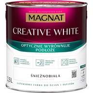 Farba na steny Magnat Creative White 2,5l biela