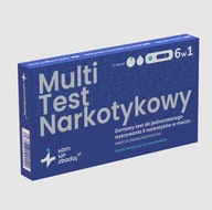 MULTITEST NARKOTYKOWY z moczu oceni 6 parametrów