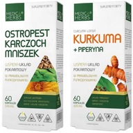Medica Herbs Pestrec mariánsky Púpava 540 mg + Kurkuma a Piperín