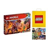 LEGO NINJAGO č.71793 Lávový drak meniaci sa na vlnu ohňa +Taška+Katalóg