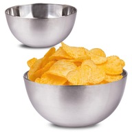 ROZSDAMENTES ACÉL KONYHAI TÁL SALÁTÁKHOZ 20CM KEREK