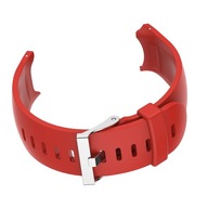 Pasek zapasowy z silikonową opaską na nadgarstek do zegarka podejścia, czerwony