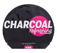 Pink Refreshing Sheet Mask Charcoal Maseczka do tw