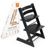 STOKKE Tripp Trapp – drewniane krzesełko – Black