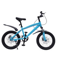18" detský horský bicykel modrý MTB