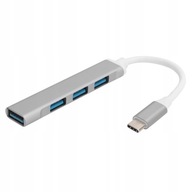 TYPEC Hub 4-portowy konwerter adaptera USB3.0
