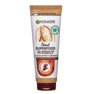 Garnier Hand Superfood Cocoa regeneračný krém na ruky s kakaovým maslom a