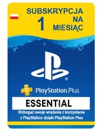 PlayStation Plus ESSENTIAL 1 miesiąc - PSN - PS5 - PS4 - PS3