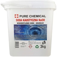 WODOROTLENEK SODU soda kaustyczna 3KG