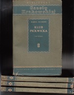 Klub Pickwica tom 1-4 * Karol Dickens 1951r.