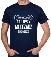 koszulka NAJLEPSZY MLECZARZ prezent