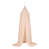 BALDACHIN KISÁGYHOZ MUSZLIN PAMUT MAGASSÁG 350 CM RÓZSASZÍN