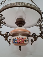 Okazała Piękna Stylowa lampa z ceramiką Żyrandol