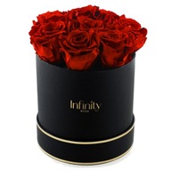 Flower Box Infinity Rose SKUTOČNÁ večná ruža červená voňavá