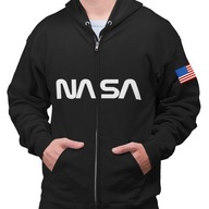 BLUZA NASA KOSMOS SPACE X MĘSKA Z KAPTUREM