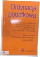 Ordynacja podatkowa -