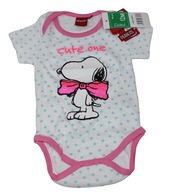 SNOOPY body krátky rukáv 80 cm 9-12 m-cy