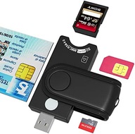 Czytnik kart pamięci 4-w-1, kart inteligentnych USB CAC, CAC/DOD Military