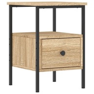 vidaXL Nočný stolík, dub sonoma, 34x36x50 cm, materiál na báze dreva