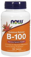 NOW Foods B-100 s predĺženým uvoľňovaním 100 tabs