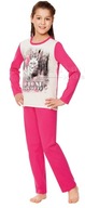 Dievčenské pyžamo s vlčou dúškou 122cm