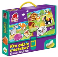 GRA Z RZEPAMI KTO GDZIE MIESZKA? GRA EDUKACYJNA