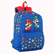 Školský batoh Super Mario Červená Modrá (31