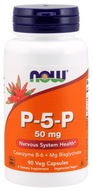 Now Foods Pyridoxín P-5-P 50 mg 90 kapsúl