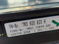dials clock VW SHARAN LIFT 1.9 TDI 7M3920820H