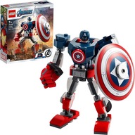 LEGO MARVEL AVENGERS 76168 MECHANICZNA ZBROJA FIGURKA KAPITAN AMERYKA MECH