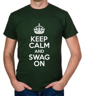 koszulka KEEP CALM AND SWAG ON prezent