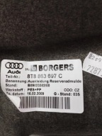Audi A5 8T mats boot 8T8863697C