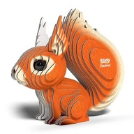 Veverička - Eko 3D skladačka - Eugy
