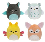 Squishmallows Squishville Zestaw 4 mini maskotek Up all night Squad SQM0504